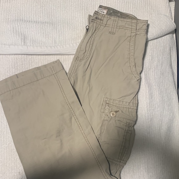 Arizona Jean Company Bottoms Arizona Jeans By Jcpenny Boys Khaki Cargo Long Pants Poshmark